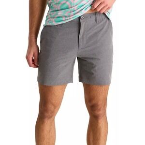 Chubbies Mens Size S Everywear 6" Shorts Heather Grey Stretch Hybrid